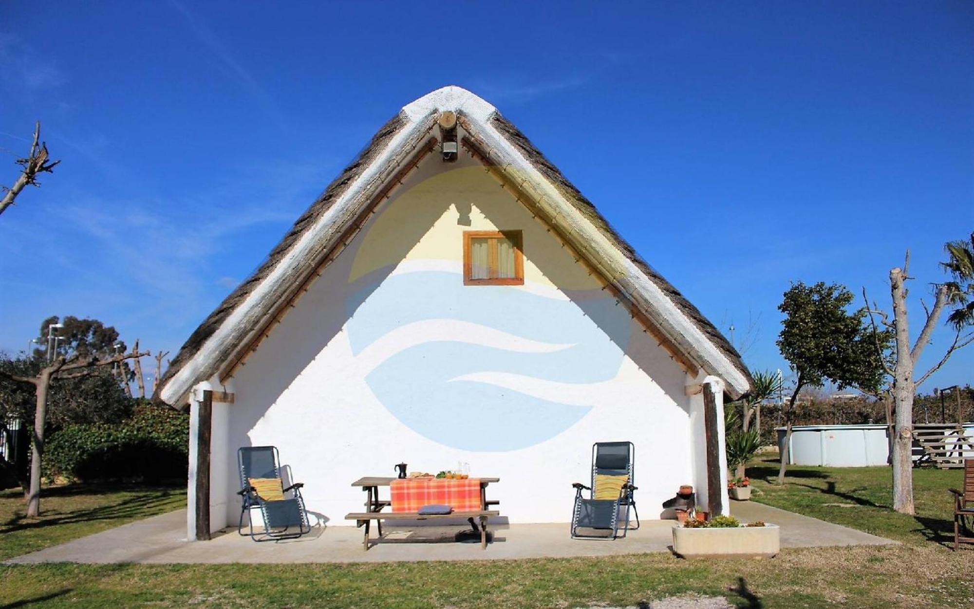 Villa Barraca típica del Delta, con piscina, jardín y barbacoa Sant Jaume d'Enveja Exterior foto