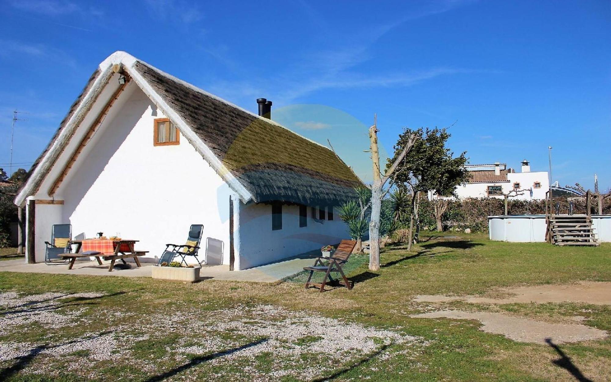 Villa Barraca típica del Delta, con piscina, jardín y barbacoa Sant Jaume d'Enveja Exterior foto