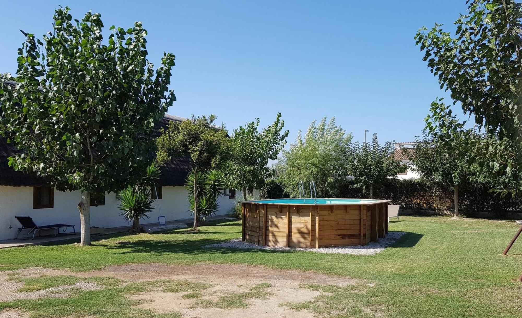 Villa Barraca típica del Delta, con piscina, jardín y barbacoa Sant Jaume d'Enveja Exterior foto